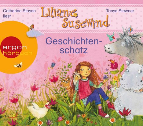 Tanya Stewner: Liliane Susewind - Geschichtenschatz: Ein kleiner Esel kommt groß raus, Ein Meerschwein ist nicht gern allein, Viel Gerenne um eine Henne, Ein Nilpferd auf dem Zebrastreifen, 4 CDs