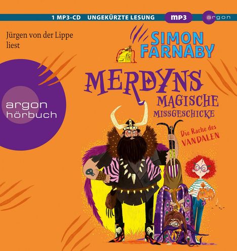 Simon Farnaby: Merdyns magische Missgeschicke - Die Rache des Vandalen, MP3-CD