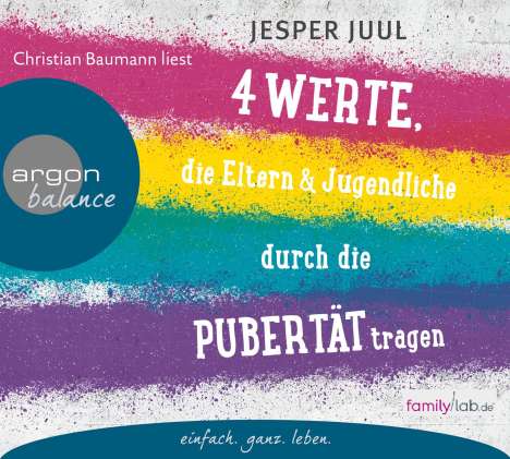 Jesper Juul: Vier Werte, die Eltern und Jugendliche durch die Pubertät tragen, 2 CDs