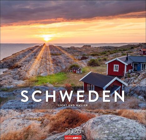 Schweden Kalender 2026 - Licht und Wasser, Kalender