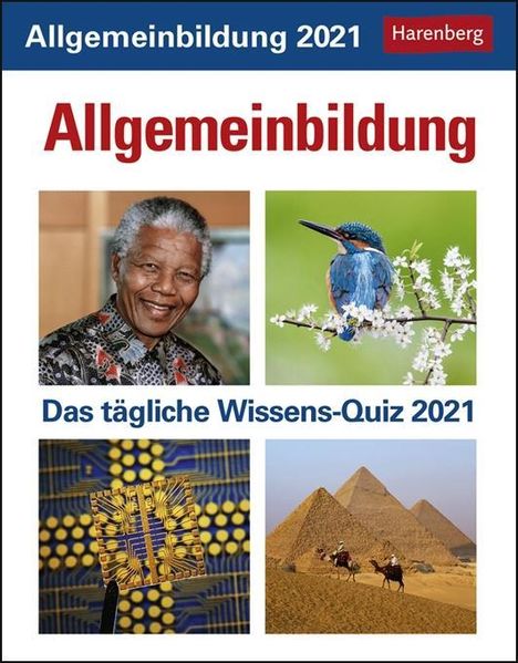 Berthold Budde: Allgemeinbildung 2021 Wissenskalender, Kalender