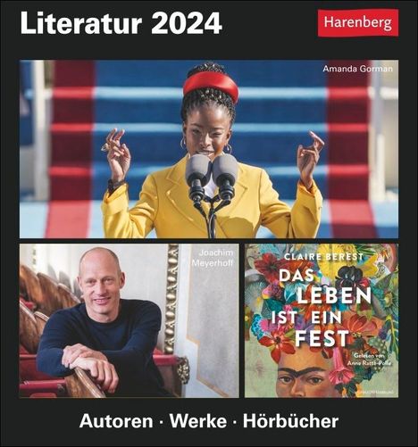 Ulrike Anders: Anders, U: Literatur Tagesabreißkalender 2024. Tischkalender, Kalender