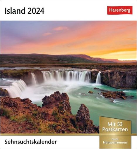 Island Sehnsuchtskalender 2024, Kalender