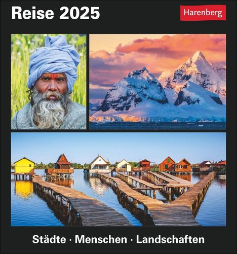 Petra Dubilski: Reise Tagesabreißkalender 2025 - Kulturkalender - Städte, Menschen, Landschaften, Kalender