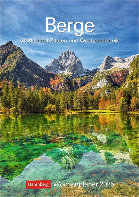 Ulrike Issel: Issel, U: Berge Wochenplaner 2025 - 53 Blatt, Kalender