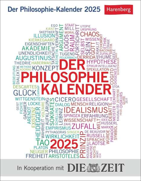 Markus Hattstein: Der Philosophie-Kalender Tagesabreißkalender 2025, Kalender