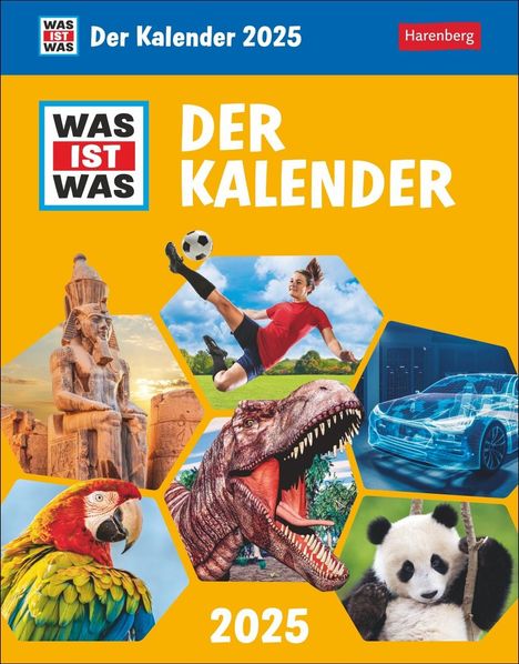 WAS IST WAS Der Kalender Tagesabreißkalender 2025 - Kinderkalender, Kalender