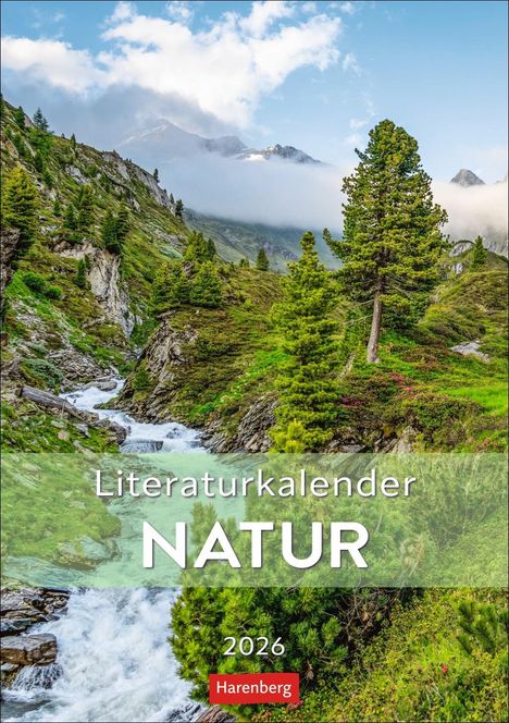 Ruth Dangelmeier: Literaturkalender Natur Wochen-Kulturkalender 2026, Kalender