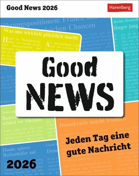 Arnim Kasper: Good News Tagesabreißkalender 2026 - Jeden Tag eine gute Nachricht, Kalender