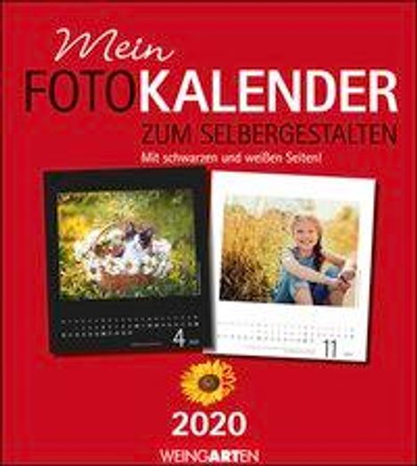 Fotokalender zum Selbergestalten 2020 24 x 21,5 cm, Diverse