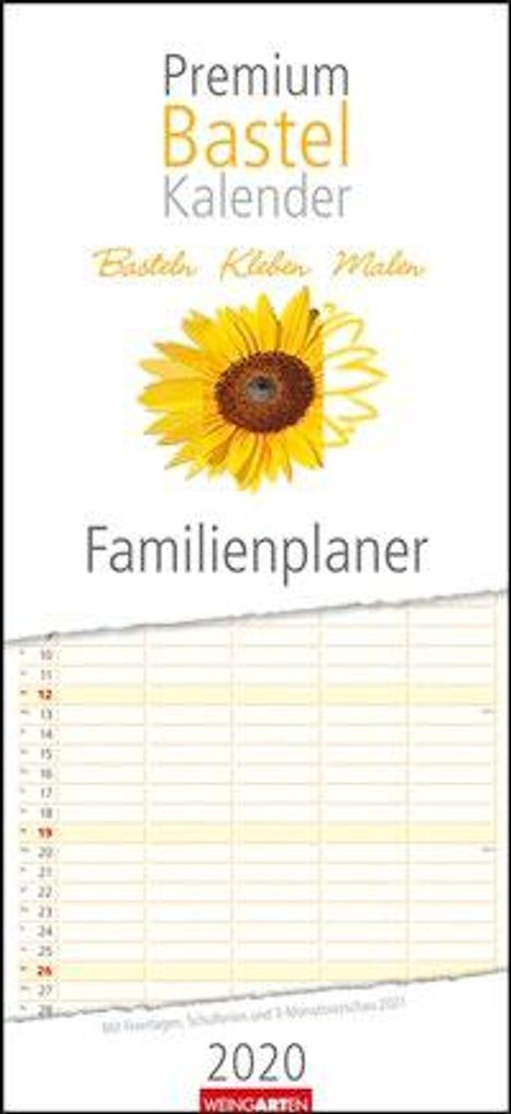 Bastelkalender Familienplaner - Kalender 2020, Diverse