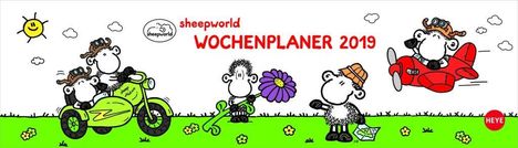 sheepworld Wochenquerplaner - Kalender 2019, Diverse
