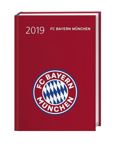 FC Bayern München 17-Monats-Kalenderbuch A6 2019, Buch