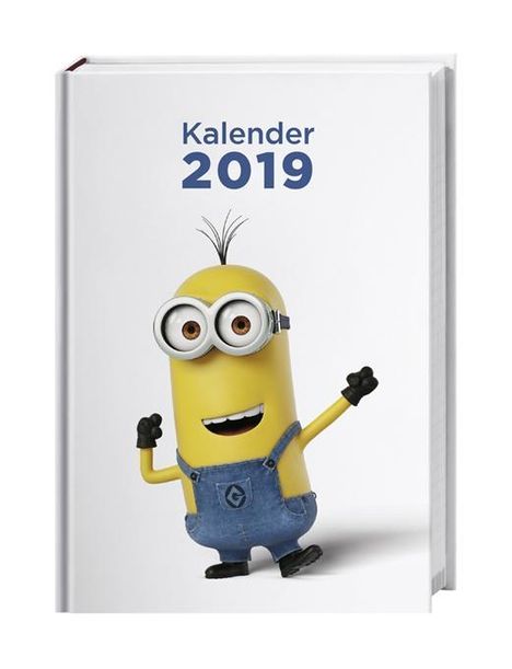 Minions 17-Monatskalenderbuch 2019, Buch