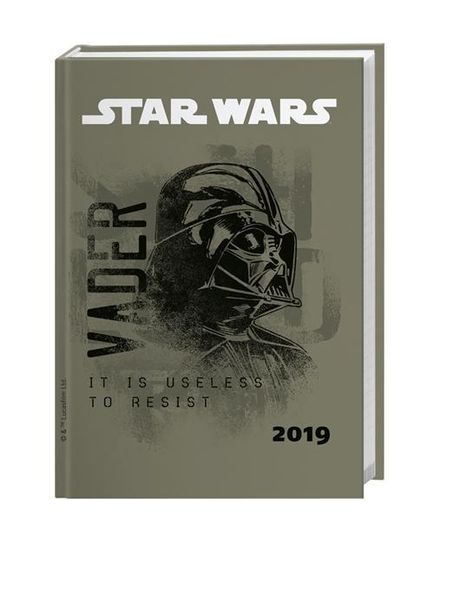 Star Wars 17-Monats-Kalenderbuch A6 - Kalender 2019, Buch