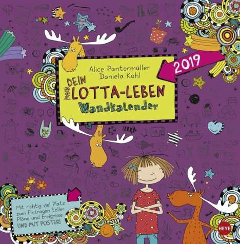 Daniela Kohl: Lotta-Leben Broschurkalender 2019, Diverse