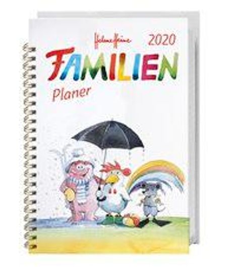 Helme Heine Familienplaner Buch A5 2020, Kalender