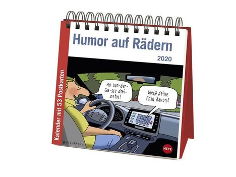 Butschkow Humor auf Rädern Aufstell-Postkartenkalender - Kalender 2020, Diverse