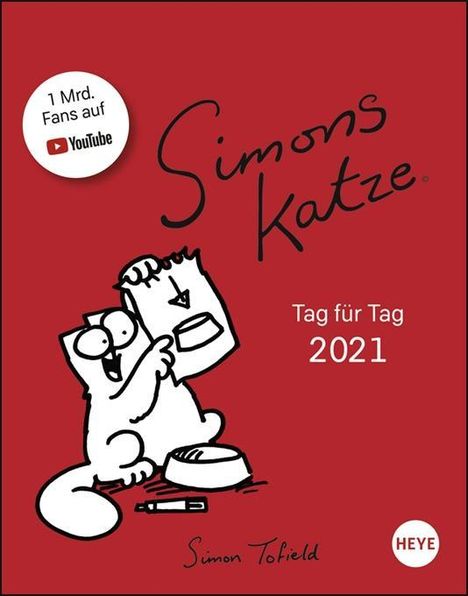 Simon Tofield: Tofield, S: Simons Katze Tagesabreißkal.2021, Kalender