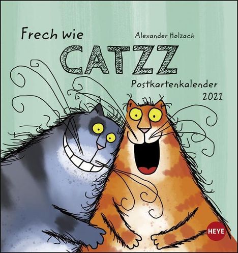 Holzach, A: Catzz Postkartenkalender 2021, Kalender