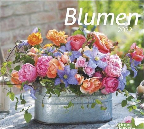 times&more Blumen Bildkalender 2022, Kalender