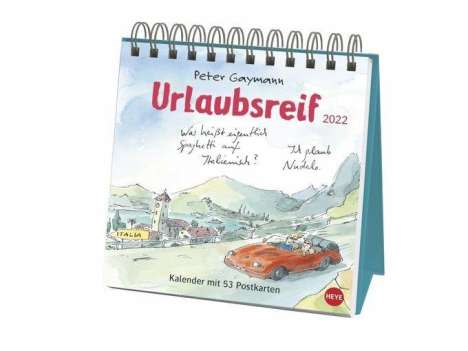 Peter Gaymann: Peter Gaymann: Urlaubsreif Premium-Postkartenkal. 2022, Kalender