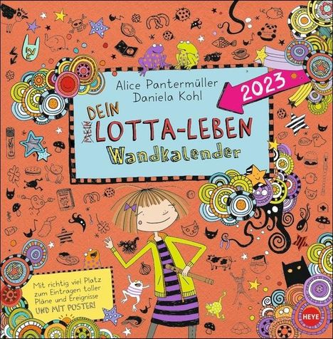 Alice Panterrmüller: Kohl, D: Lotta-Leben Broschurkalender 2023, Kalender