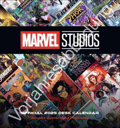 Marvel Postkartenkalender 2026, Kalender