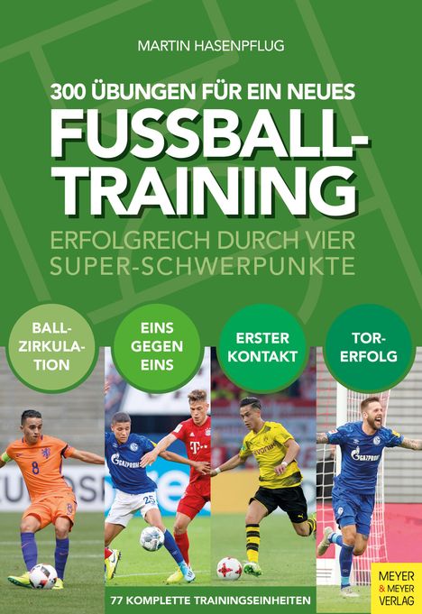 Martin Hasenpflug: 300 Übungen für ein neues Fußballtraining, Buch