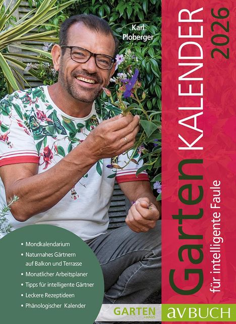 Gartenkalender 2026, Buch