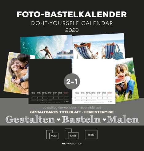 Foto-Bastelkalender FAMILY 2020, Diverse