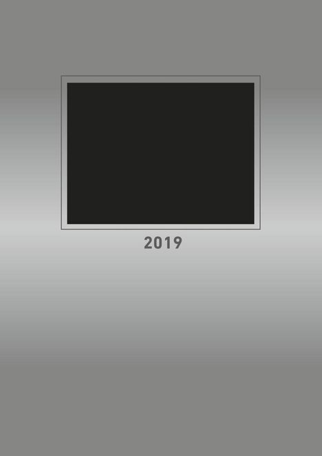 Foto-Bastelkalender 2019 silber datiert, Diverse