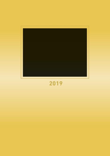Foto-Bastelkalender 2019 gold datiert, Diverse