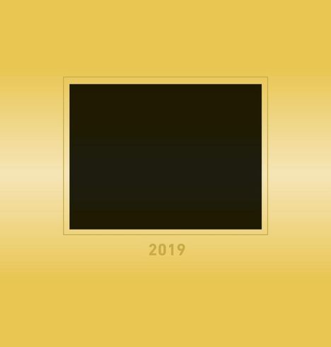 Foto-Bastelkalender 2019 gold datiert, Diverse