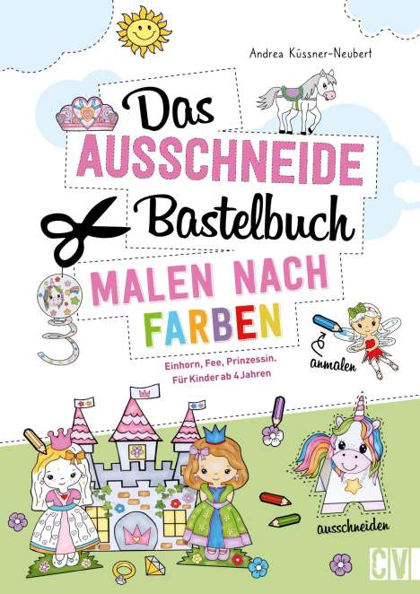 Andrea Küssner-Neubert: Das Ausschneide-Bastelbuch Malen nach Farben, Buch