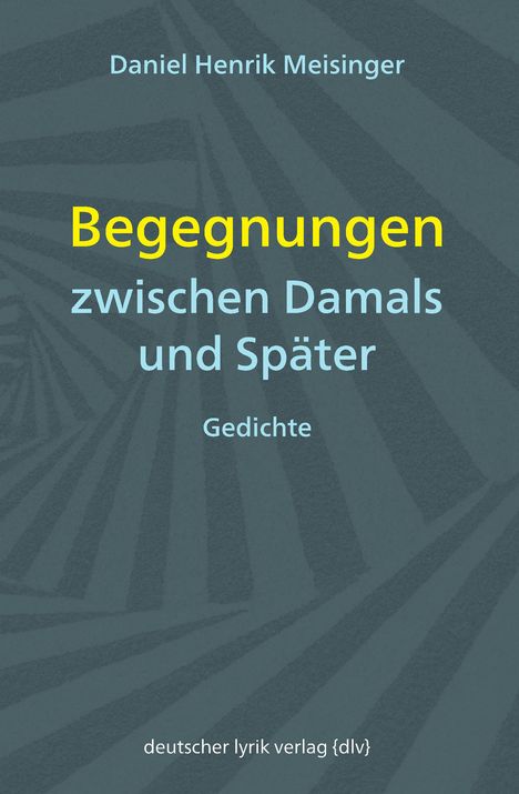 Daniel Henrik Meisinger: Begegnungen zwischen Damals und Später, Buch