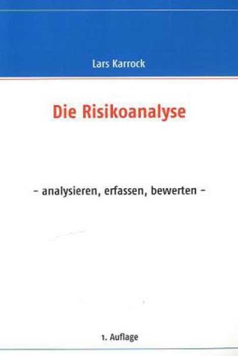 Lars Karrock: Die Risikoanalyse, Buch