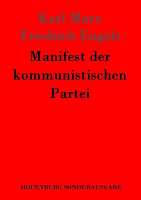 Karl Marx: Manifest der kommunistischen Partei, Buch