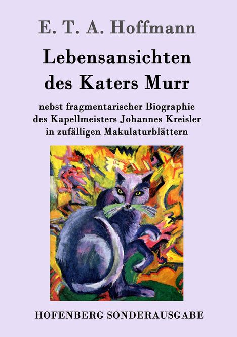 E. T. A. Hoffmann: Lebensansichten des Katers Murr, Buch