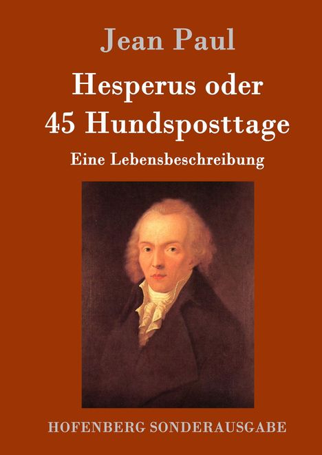 Jean Paul: Hesperus oder 45 Hundsposttage, Buch