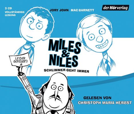 Jory John: Miles &amp; Niles 02. Schlimmer geht immer, 3 CDs