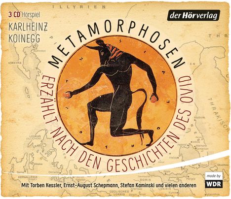 Karlheinz Koinegg: Metamorphosen - Erzählt nach den Geschichten des Ovid, 4 CDs