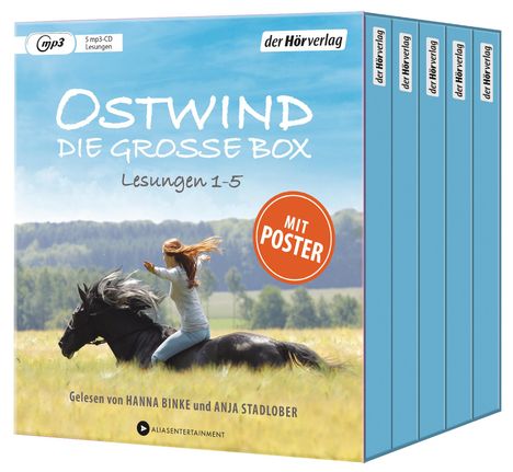 Ostwind - Die große Box, 5 MP3-CDs