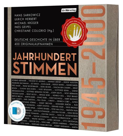Jahrhundertstimmen 1945-2000, 4 MP3-CDs