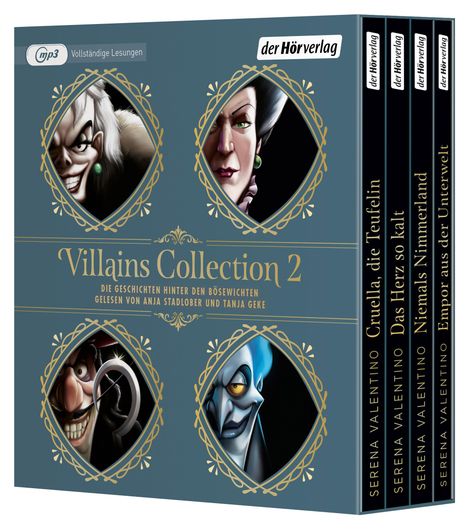 Serena Valentino: Villains Collection 2, 4 MP3-CDs