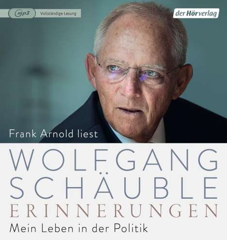 Wolfgang Schäuble: Erinnerungen, MP3-CD