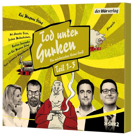 Kai Magnus Sting: Tod unter Gurken Teil 1-3, 6 CDs