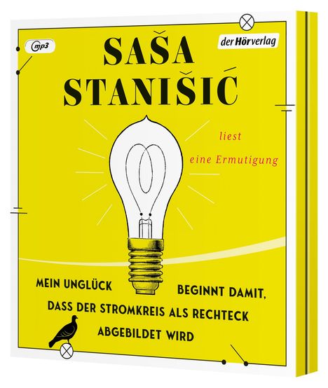 Sasa Stanisic: Mein Unglück beginnt damit, dass der Stromkreis als Rechteck abgebildet wird, MP3-CD