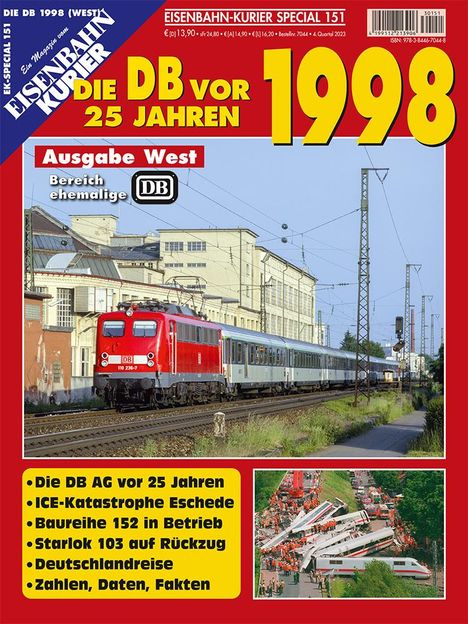 Die DB vor 25 Jahren - 1998 Ausgabe West, Buch