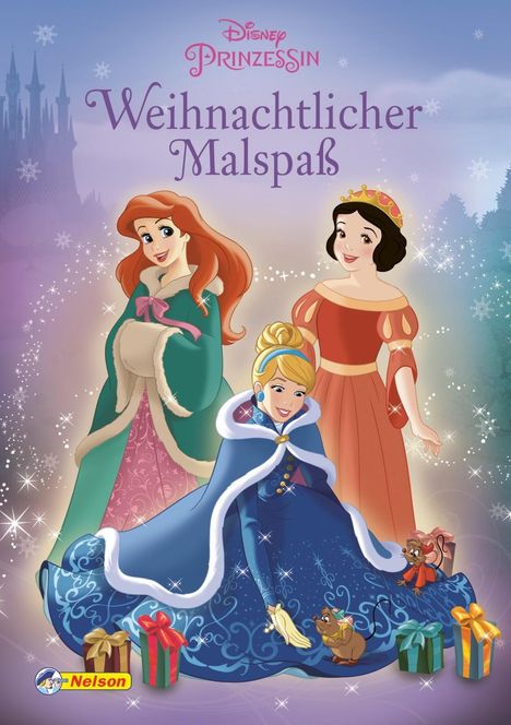 Disney Prinzessin: Weihnachtlicher Malspaß, Buch